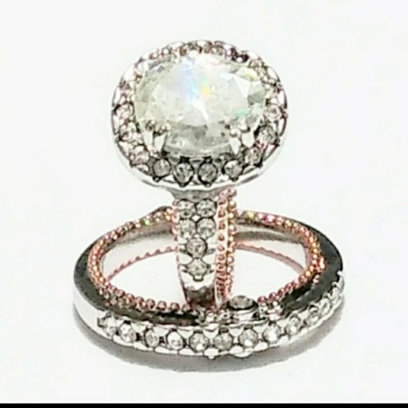 18K White Gold Filled + Rose Gold - Picture 2 of 3